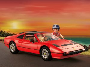 En miniature: Magnums Ferrari als Playmobil